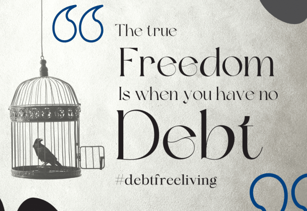 debt free and being debt free. debt free living